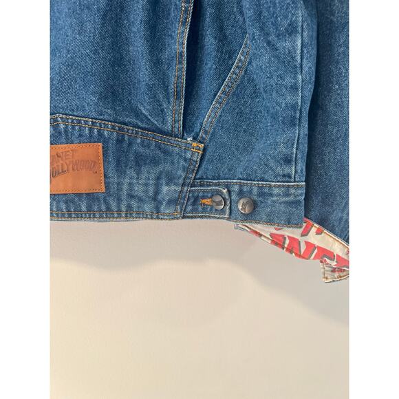 Vintage Planet Hollywood Las Vegas Denim / Jean Jacket Unisex Size Medium - Picture 9 of 12